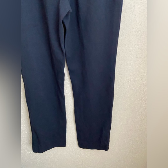 NWOT Lafayette 148 NY Dark Navy Elastic Waist Pull On Viscose Stretch Pants Sz S - Picture 8 of 16
